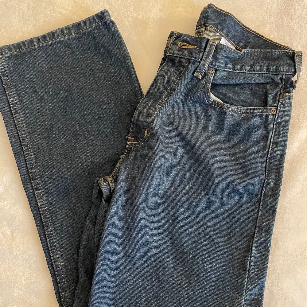 New mens faded glory blue jeans relaxed fit 30x30